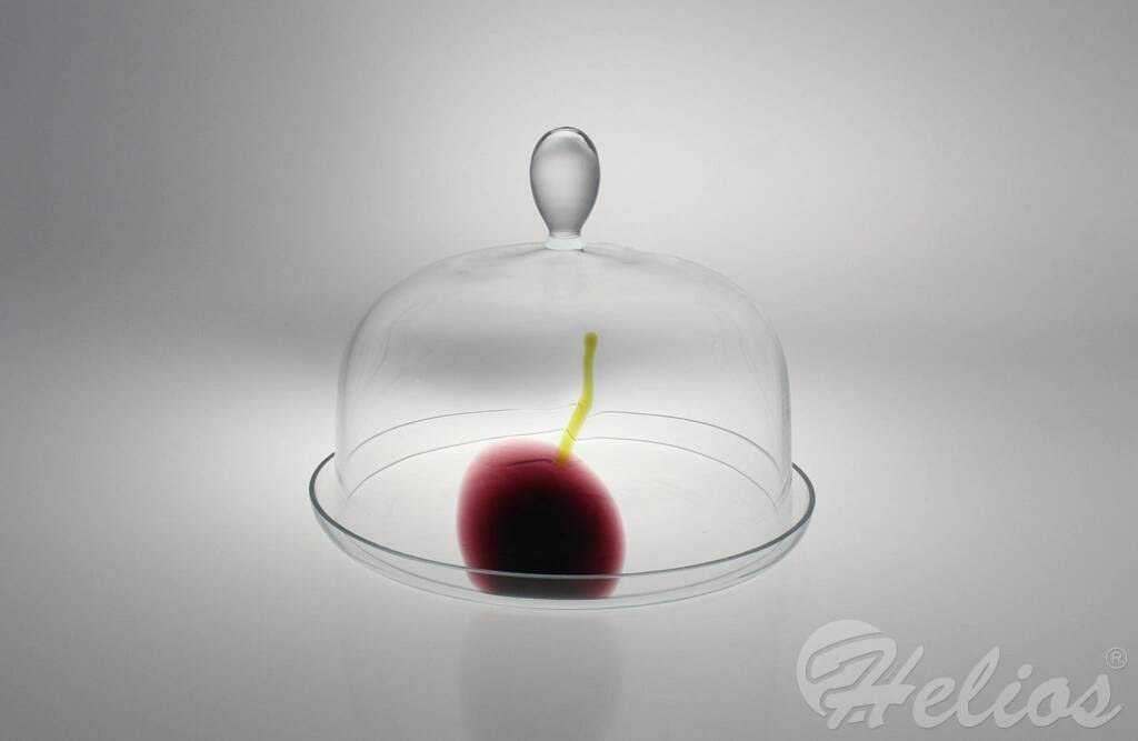 Krosno Glass S A Handmade Klosz Z Talerzem Bezbarwny Ze Zdobieniem 0048