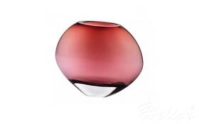 Krosno Glass S.A. Wazon 21 cm / Burgundowy (C909)