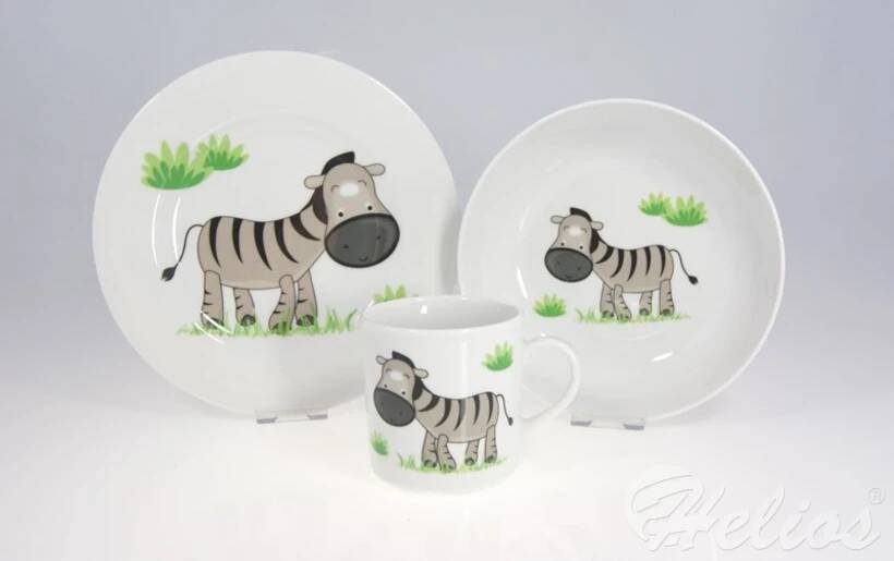 Lubiana Zestaw naczyń dla dzieci - Zebra 5137 ROMA / MARGOT - zdjęcie główne