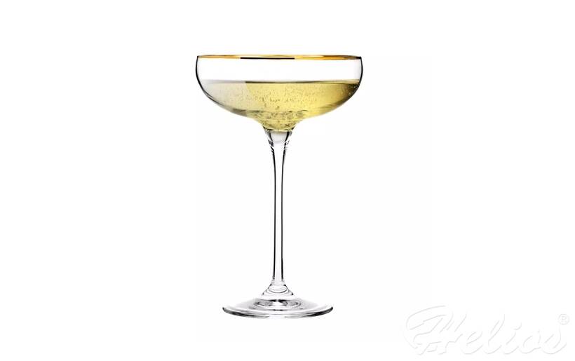 Krosno Glass S.A. Płaskie kieliszki do szampana 240 ml - Harmony Gold (B575) - zdjęcie główne