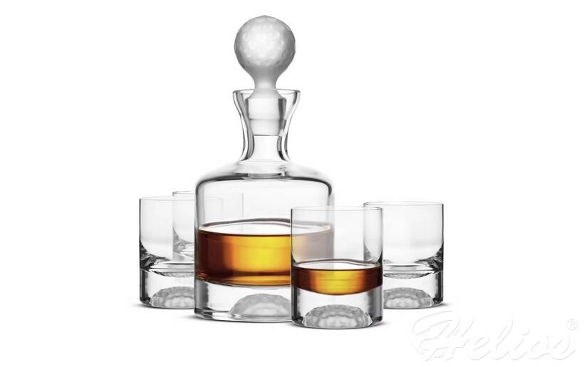 Krosno Glass S.A. Prezentowy zestaw do whisky 1+4 - Perfect Serve / Golf (KP-1621) - zdjęcie główne