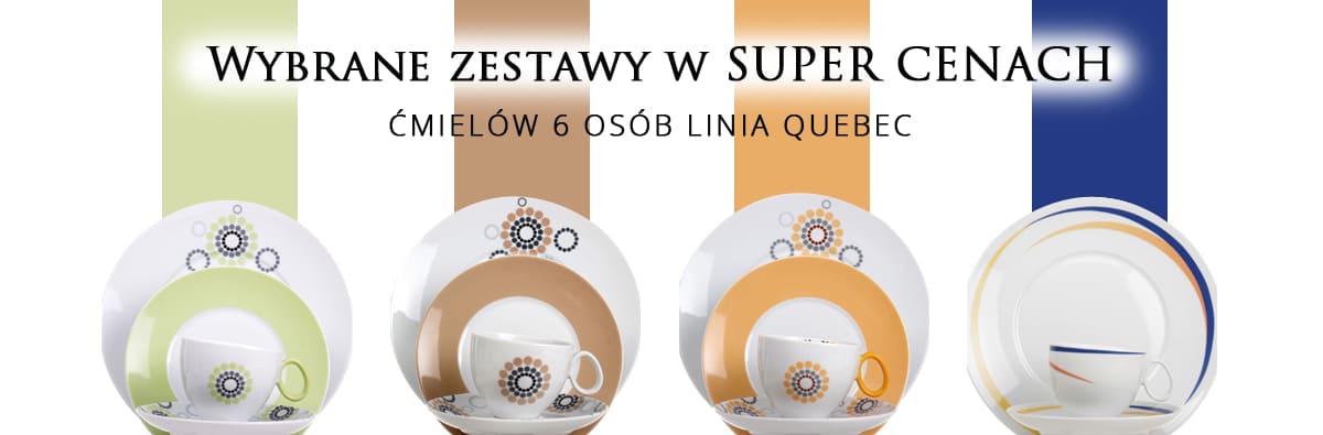 Wybrane zestawy z Ćmielowa w Super Cenach