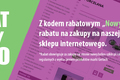 Rabat 5% na zakupy na nowym sklepie internetowym