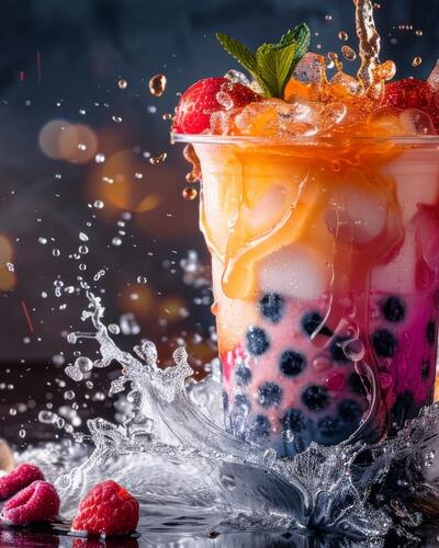 Bubble tea i inne napoje na koniec lata