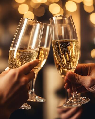 Sylwestrowy toast. Rodzaje win musujących