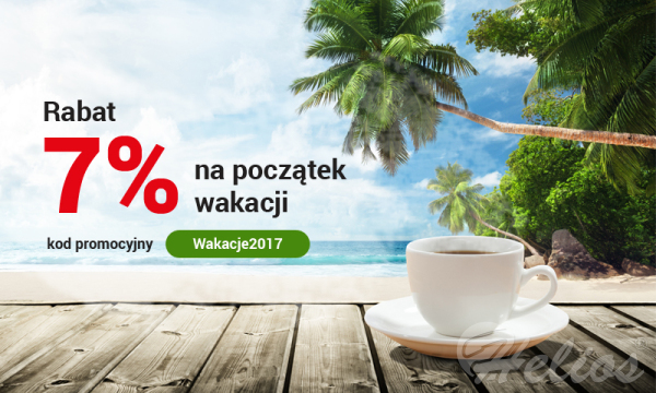 Rabat 7% na początek wakacji