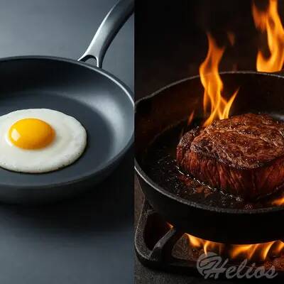 Jaka patelnia jest najlepsza? [Przewodnik po powłokach: ceramiczna, tytanowa i stalowa]