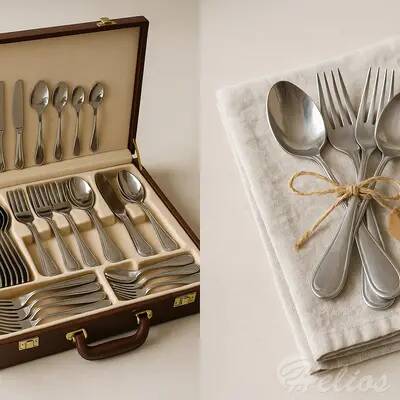 Sztućce luzem czy w walizce? Kiedy warto kupić zestaw na sztuki?