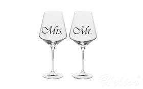 Krosno Glass S.A. Kieliszki do wina 550 ml - Mr&Mrs/  Avant-Garde DECO