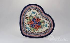 Bolesławiec 149AR / Półmisek serce 25 x 27,4 cm - GU-1254A