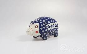 Bolesławiec 166A / Świnka skarbonka - GD-1815