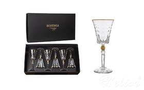 Bohemia Kieliszki kryształowe do wina 260 ml - CONTE GOLD (802770)