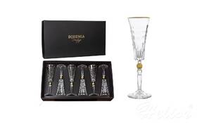 Bohemia Kieliszki kryształowe do szampana 170 ml - CONTE GOLD (802787)