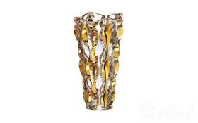 Bohemia Wazon kryształowy 30,5 cm - SAMBA OPERA GOLD