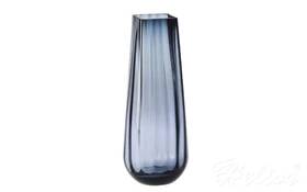 Krosno Glass S.A. Wazon optyk pionowy 35 cm / Dymny-granat (D058)