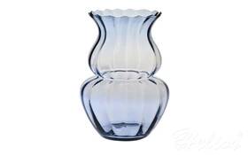 Krosno Glass S.A. Wazon optyk pionowy 39 cm / Dymny-granat (D062)