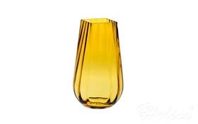 Krosno Glass S.A. Wazon optyk pionowy 30 cm / Bursztyn (D058)