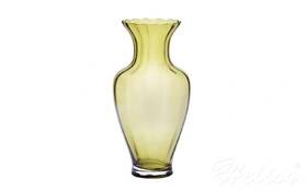 Krosno Glass S.A. Wazon optyk pionowy 42 cm / Oliwka (D056)