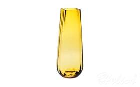 Krosno Glass S.A. Wazon optyk pionowy 35 cm / Bursztyn (D058)
