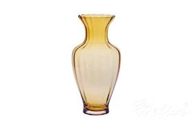Krosno Glass S.A. Wazon optyk pionowy 42 cm / Bursztyn (D056)