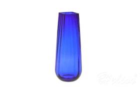 Krosno Glass S.A. Wazon optyk pionowy 35 cm / Kobalt (D058)