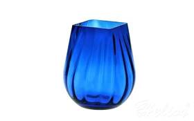 Krosno Glass S.A. Wazon optyk pionowy 25,5 cm / Kobalt (D058)