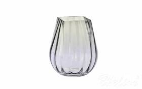 Krosno Glass S.A. Wazon optyk pionowy 25,5 cm / Dymny-niebieski (D058)