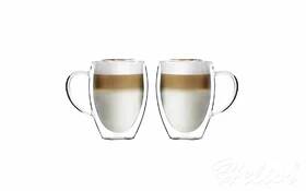 Vialli Design Szklanki z podwójną ścianką 360 ml z uchem / 2 szt. - Noa (9774)