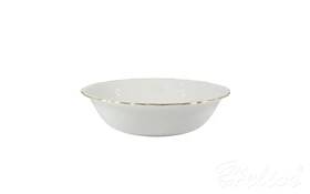 Ćmielów Salaterka okrągła 23 cm - 3604 ROCOCO Złoty pasek