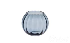 Krosno Glass S.A. Wazon optyk pionowy 15,5 cm - Home&Living / Szaro-Niebieski (D059)