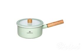 Gerlach Rondel 18 cm - NATUR Enamel / pastelowo zielony