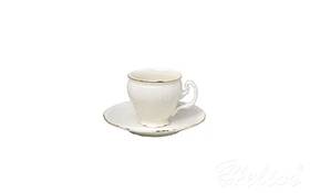 Thun Filiżanka 90 ml ze spodkiem - Bernadotte Ivory Gold (406831)