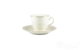 Thun Filiżanka 240 ml ze spodkiem - Bernadotte Ivory Gold (383652)