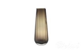 Krosno Glass S.A. Wazon optyk pionowy 35 cm / Brąz dymny (D058)