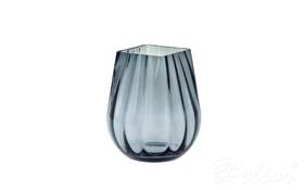 Krosno Glass S.A. Wazon optyk pionowy 25,5 cm / Szaroniebieski (D058)