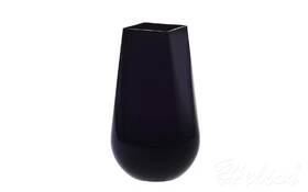 Krosno Glass S.A. Wazon optyk pionowy 30 cm / Czarny (D058)