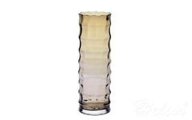 Krosno Glass S.A. Wazon optyk pionowy 35 cm / Brąz dymny (D060)