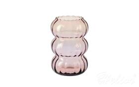 Krosno Glass S.A. Wazon optyk pionowy Bubble 26,5 cm / Ametyst (D063)