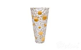 Bohemia Wazon kryształowy 31 cm - LISBOA GOLD (022410)