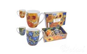 Carmani Kubki 400 ml - 2 szt. - V. van Gogh / Słoneczniki i Irysy (830-7220)