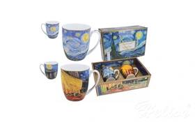 Carmani Kubki 400 ml - 2 szt. - V. van Gogh / Taras kawiarni nocą i Gwiaździsta noc (830-7219)