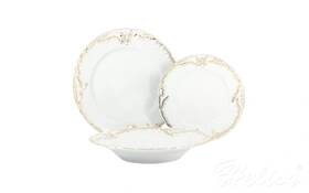 Ćmielów Zestaw talerzy dla 6 os./ 18 części - 7830 ROCOCO Anna