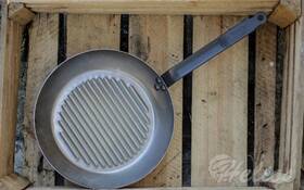 DeBuyer Patelnia grilowa, okrągła 30 cm - CARBON PLUS (D-5530)