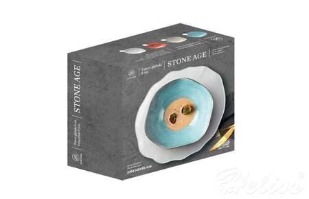 zestaw talerzy do zupy Lubiana  STONE AGE / Morski 
