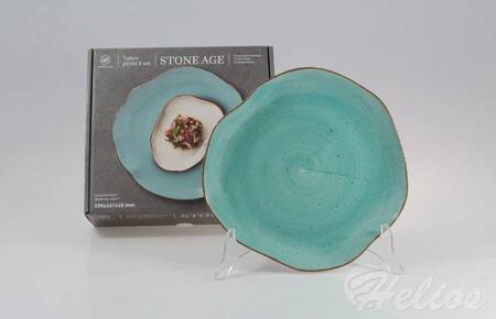Zestaw talerzy płytkich 25 cm / 2 szt. - STONE AGE 6630L / Morski