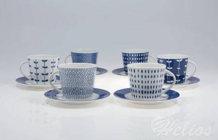 Lubiana Zestaw filiżanek 200 ml ze spodkiem / 6 os. - 7431 Iza / Trapo  - zdjęcie duże 1