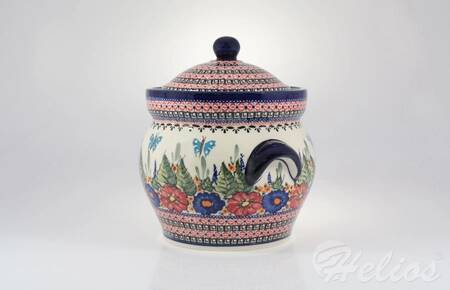 Garnek ceramiczny z Bolesławca 4000 ml numer GU 1127 dek. 149AR