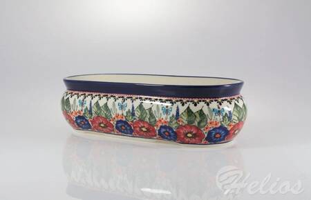Bolesławiec doniczka ceramiczna dek. artystyczna 149AR GU774