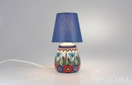 Bolesławiec Lampka ceramiczka z abażurem GU2112