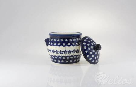 Garnek ceramiczny z Bolesławca 750 ml numer GU 1096 dek. 166A